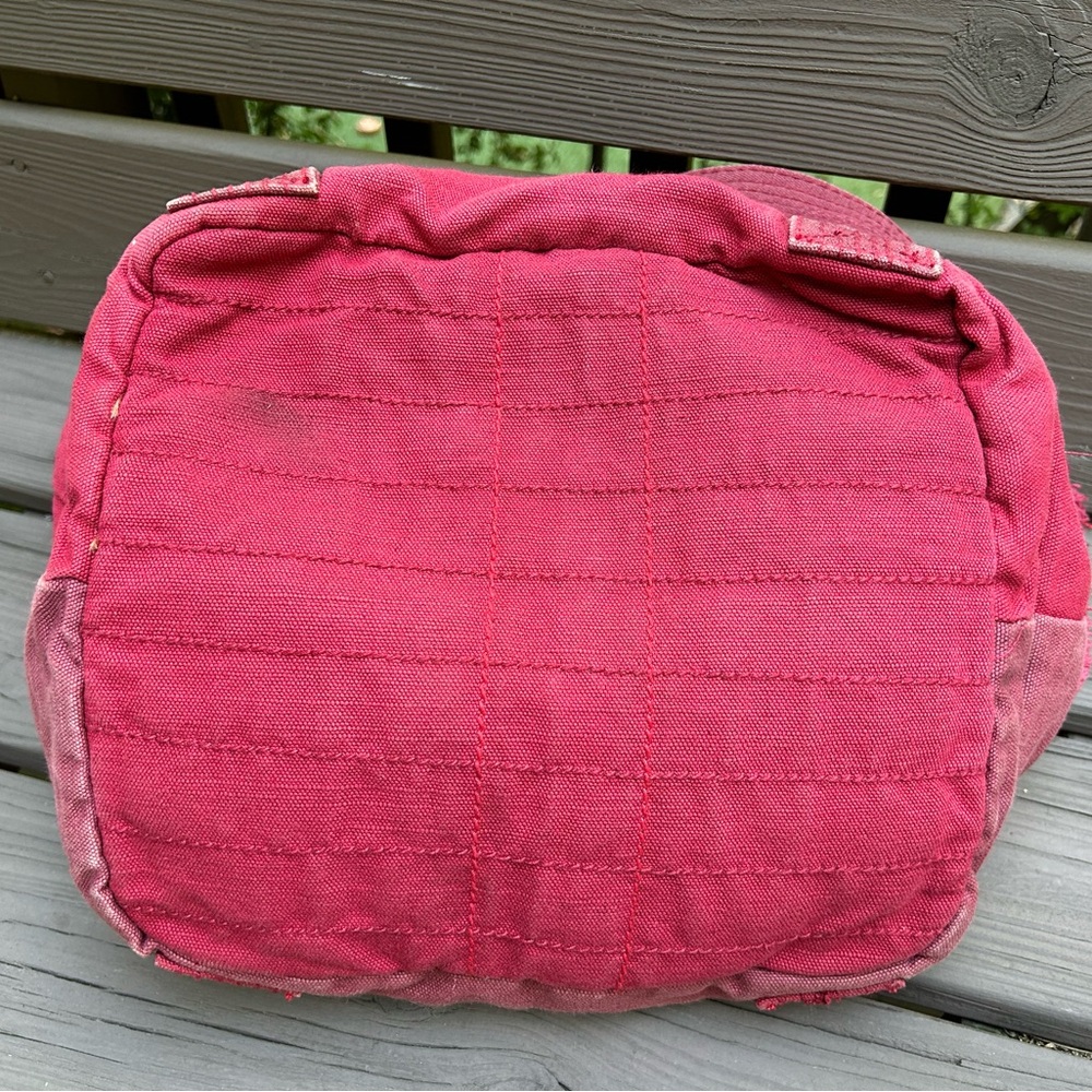 Vintage Gap RED Cotton Large Canvas Tote Bag - Picture 7 of 9